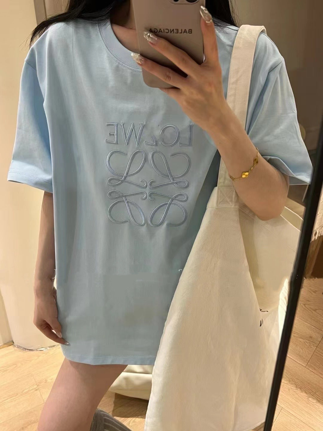 【Tops】4色選択可ゆったりTシャツ　Ｗ11917