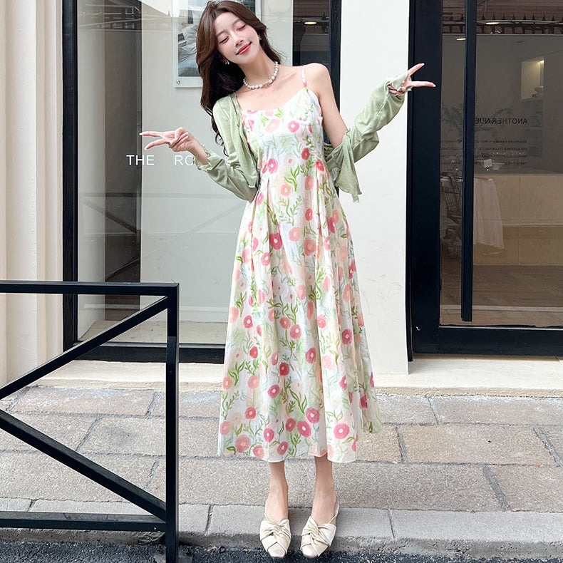 【Dress】花柄ワンピース T01611