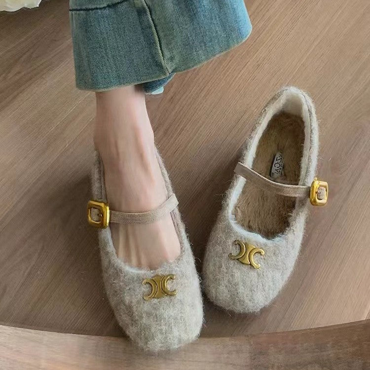 【Shoes】2色展開フラットシューズ　Z8130
