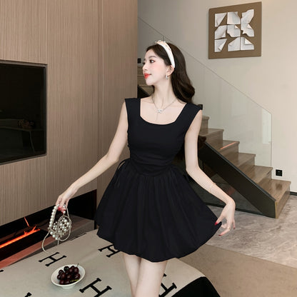 【Dress】スクエアネックドレス T01615