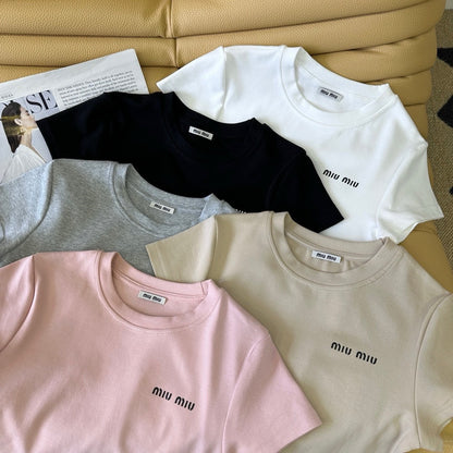 【Tops】人気スリムフィットTシャツ T01534