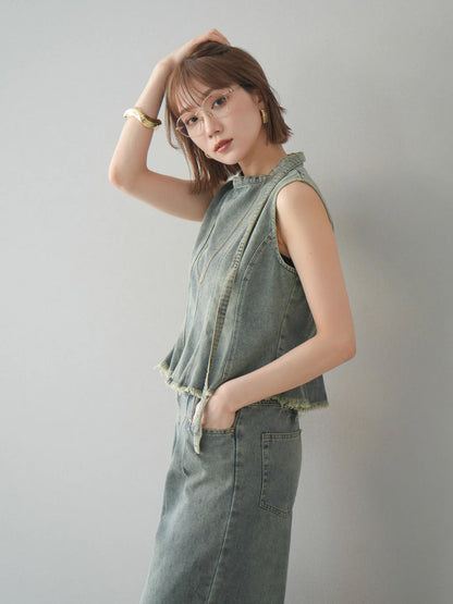 【Set】ファッションデニム2点セットT01695
