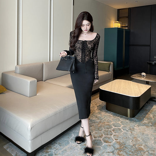 【Dress】フェミニンワンピース　Z7883