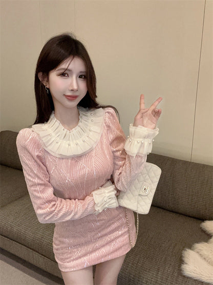 【Dress】フェミニンワンピース　Z8151