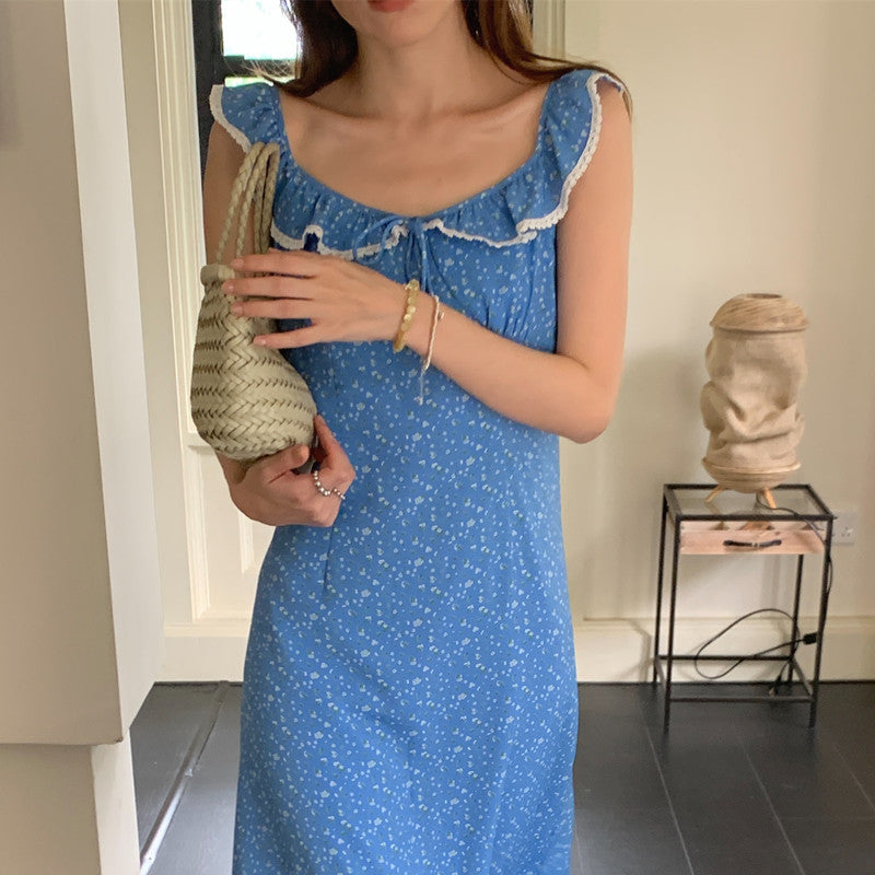 【Dress】小花柄シェイプアップワンピース T01812