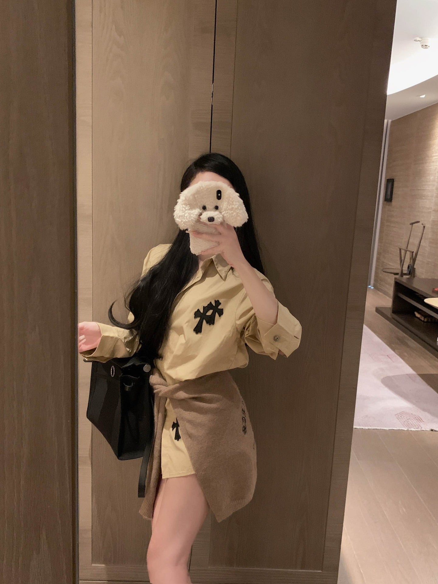 【Tops】高級感シャツ W14489
