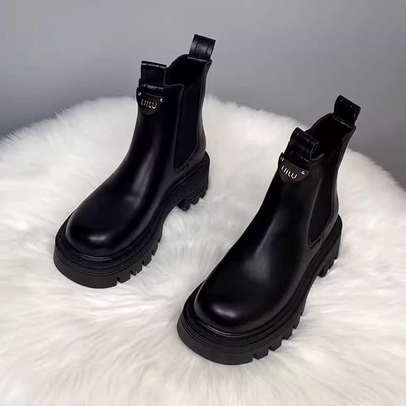 【Shoes】2色選択可エンジニアブーツ　W14241