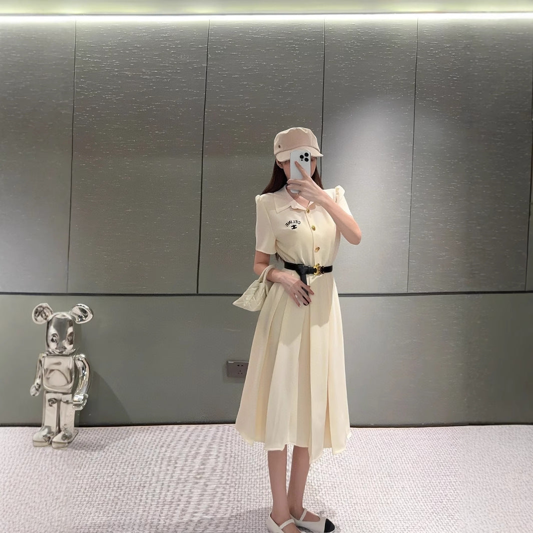 【Dress】ベルト付きロングワンピース  T01581
