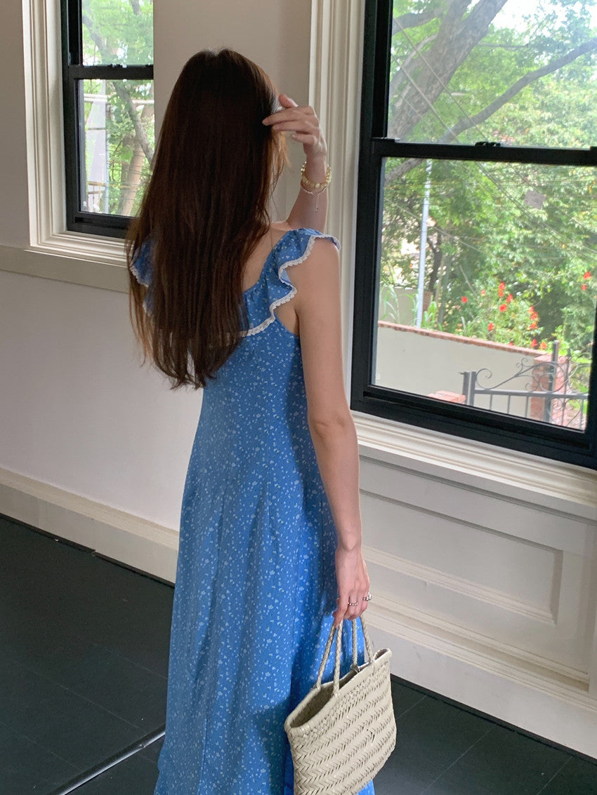 【Dress】小花柄シェイプアップワンピース T01812
