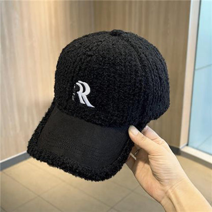 【雑貨】秋冬ラムウールボールキャップ T01143