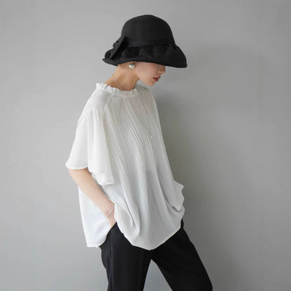 【Tops】夏ぴったり薄いTシャツ T01681