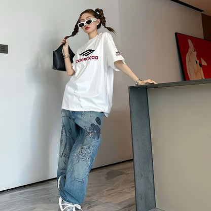 【Tops】プリントTシャツ T01646