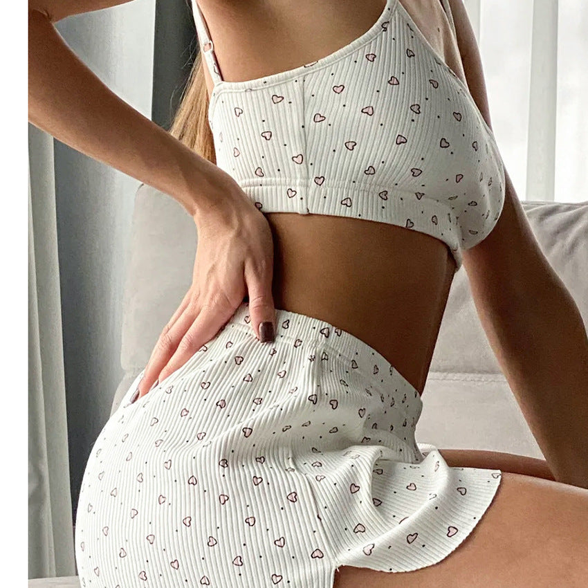 【Set】セクシールームウェア2点セット T01295