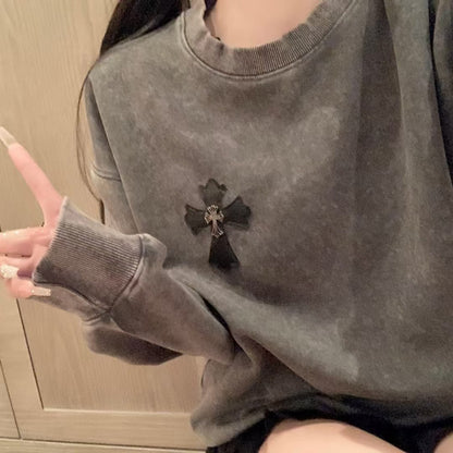 【Tops】春秋プルオーバー　 W14591