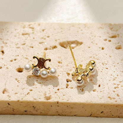 【雑貨】小さなパールのピアス T01710
