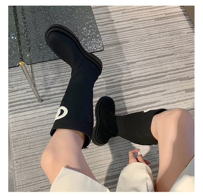 【Shoes】2色展開歩くやすいブーツ    W13837