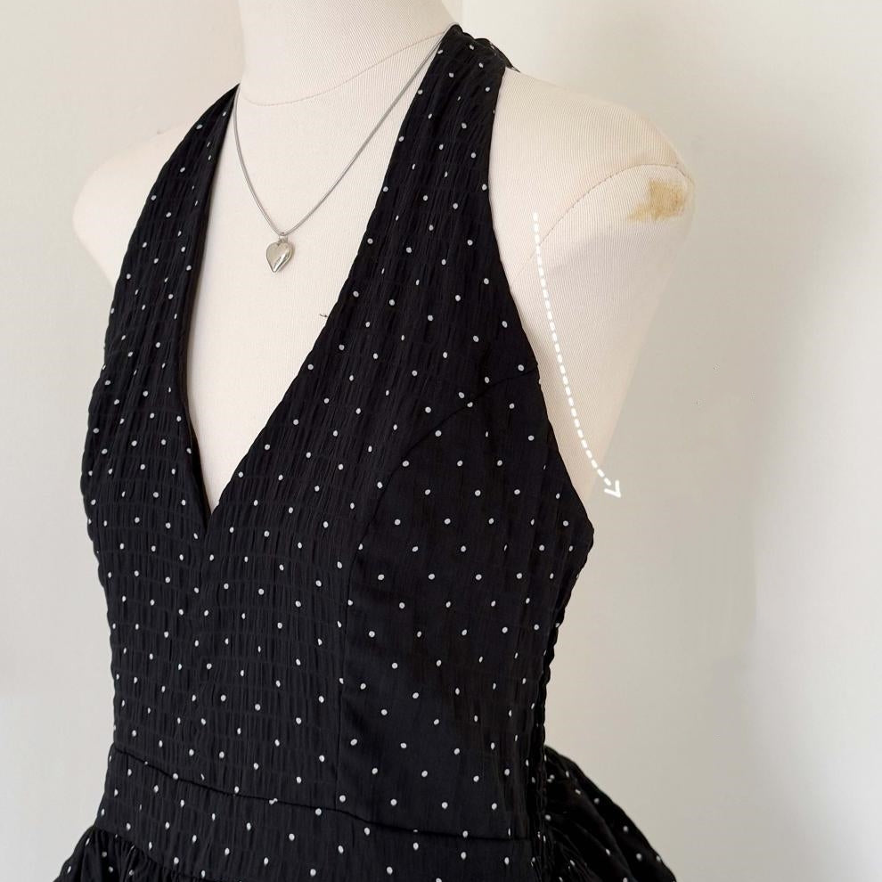【Tops】ウエストシェイプアップネックホルダートップス  T01757