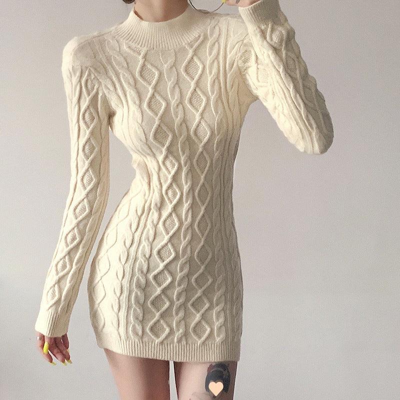 【Dress】フェミニン無地ワンピース　Z7879