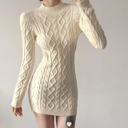 【Dress】フェミニン無地ワンピース　Z7879