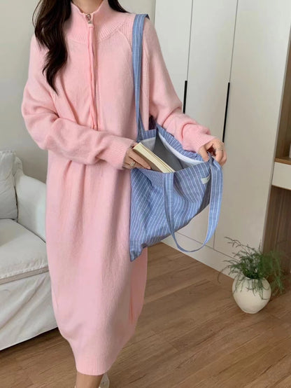 【Dress】タートルネックワンピース　Z8387