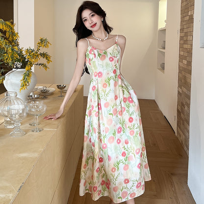 【Dress】花柄ワンピース T01611