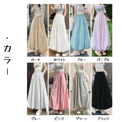 【Bottoms】マルチカラーフラワースカート T01350
