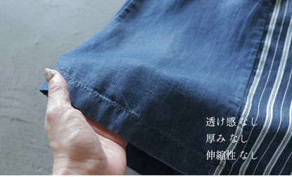 【Bottoms】ストラップ切り替えデニムパンツ T01683