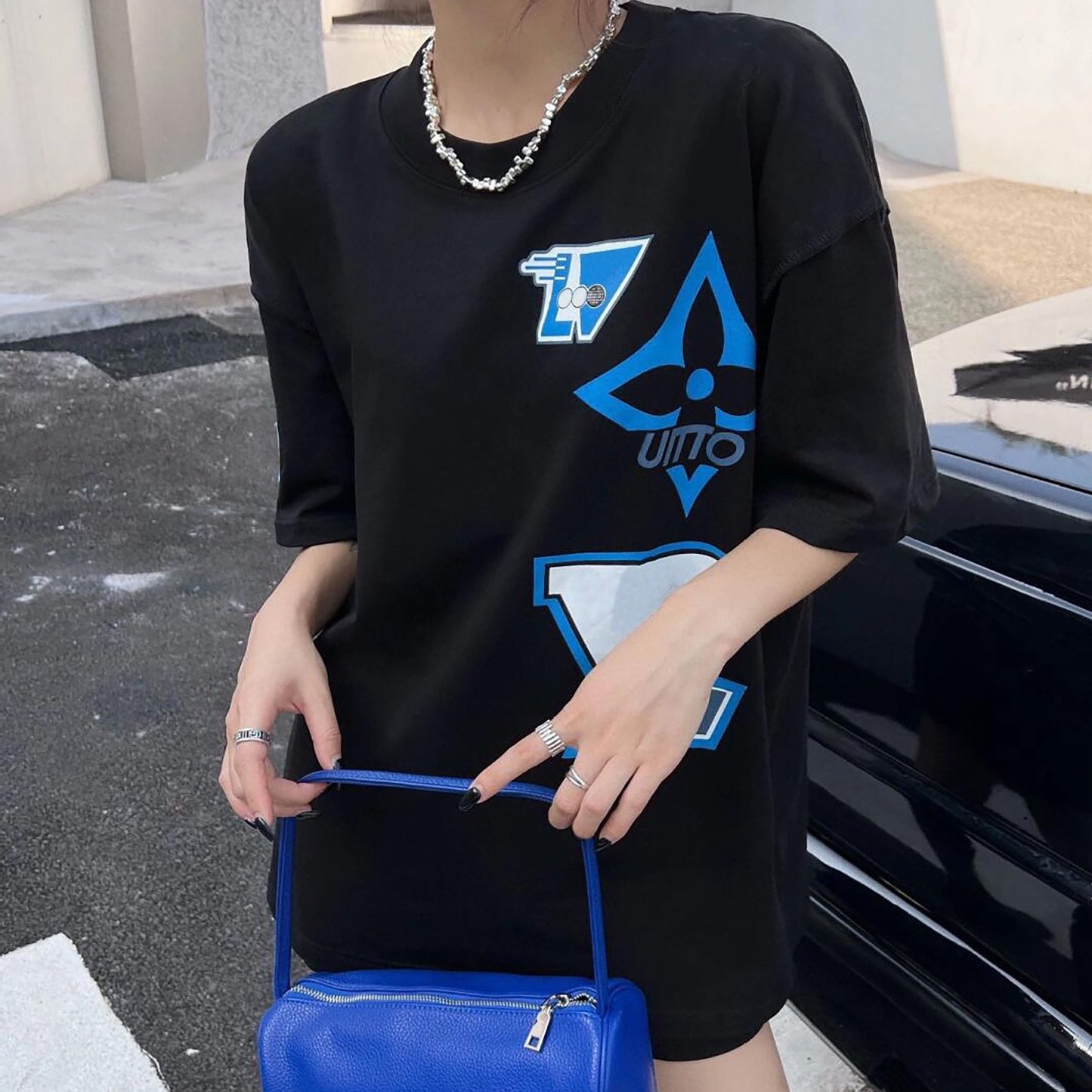 【Tops】プリントTシャツ T01644