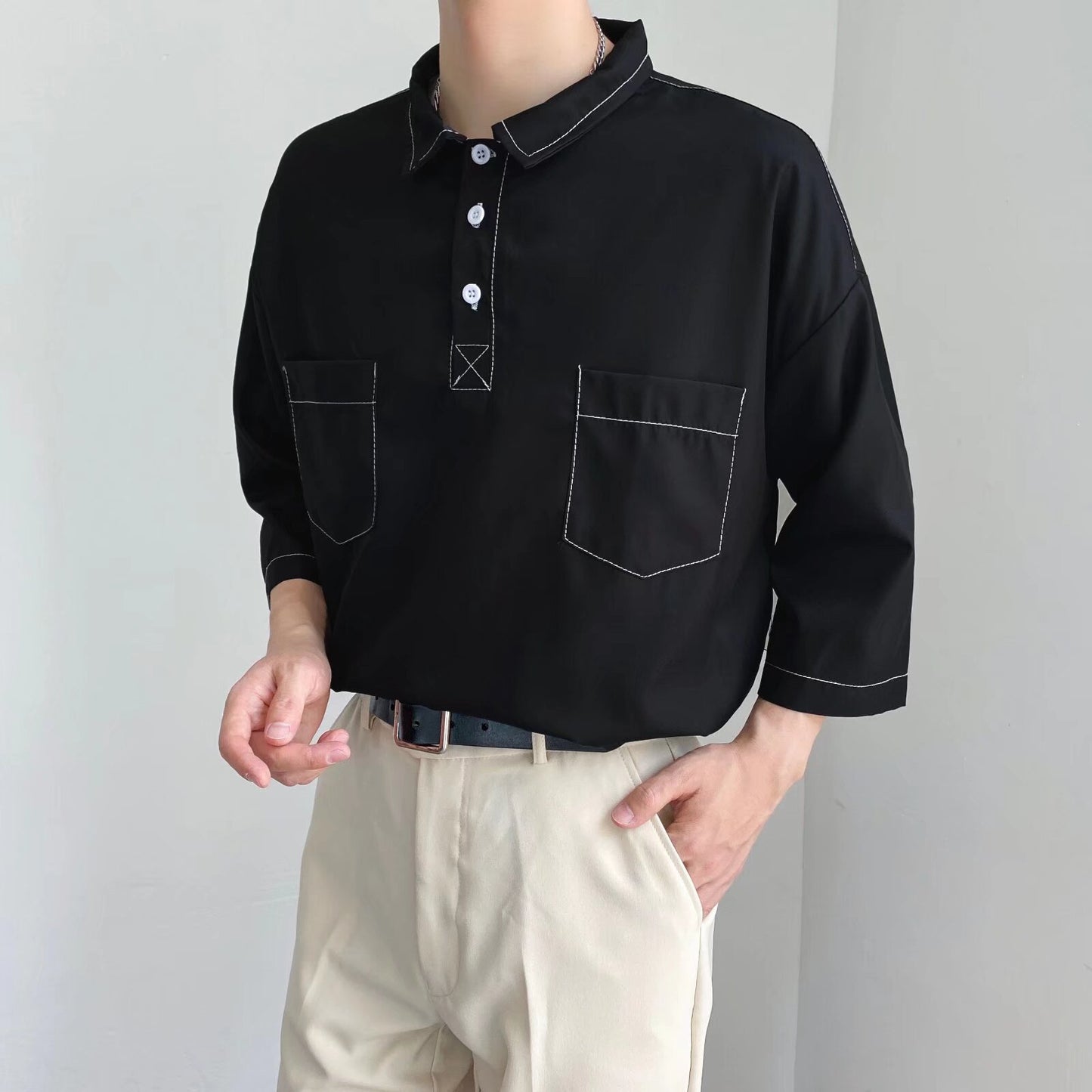 【Mens】ビジネス春夏Poloシャツ　　Z222