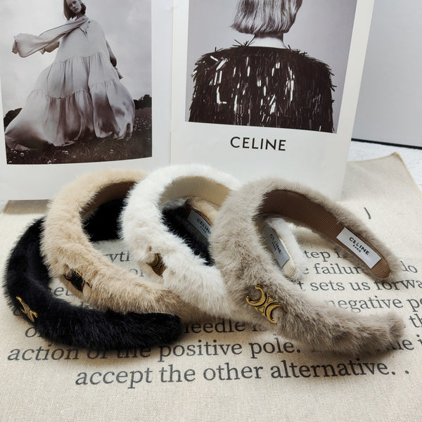 【雑貨】ふわふわヘアクリップアクセサリー    W14548