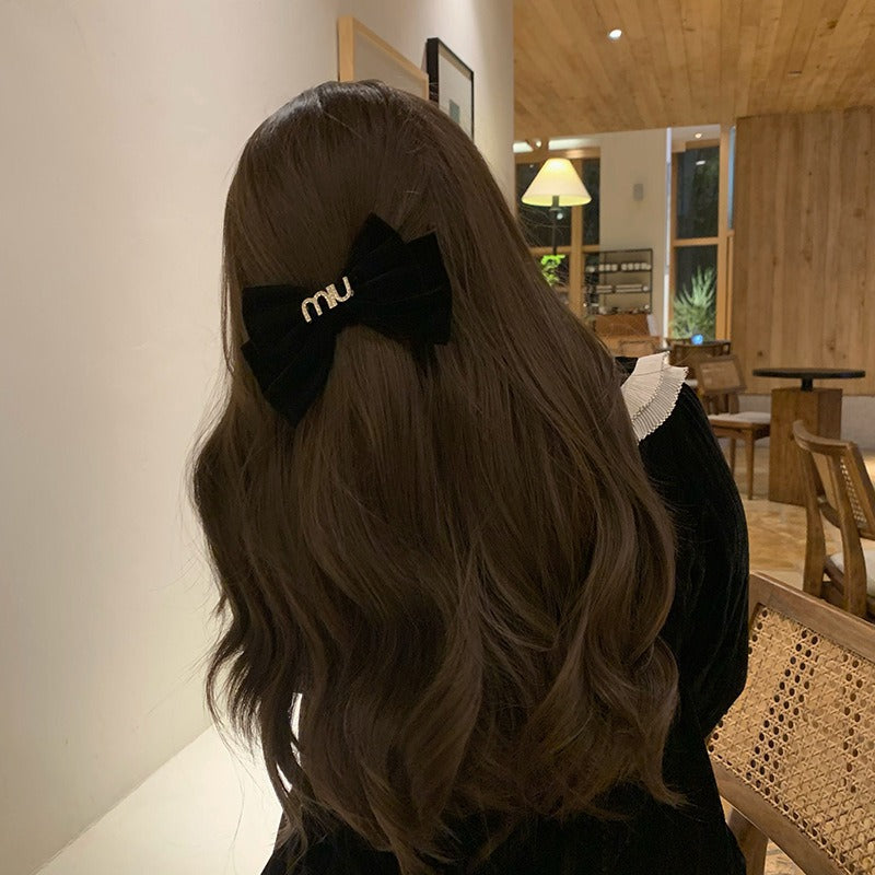 【雑貨】リボンヘアアクセサリー　　Ｗ11990