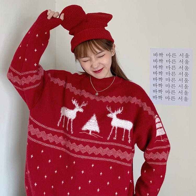 【Tops】クリスマスニットセーター　W14624