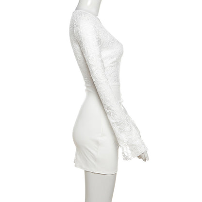 Dress】セクシーレースワンピース T01216