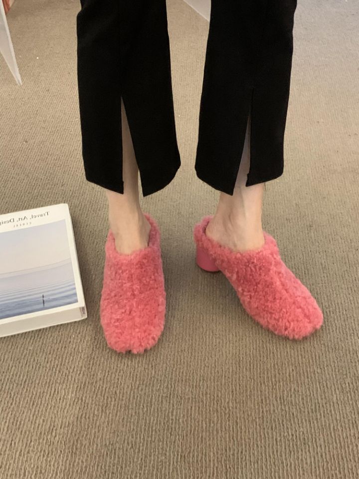 【Shoes】ハイヒールファースリッパ　Z8339