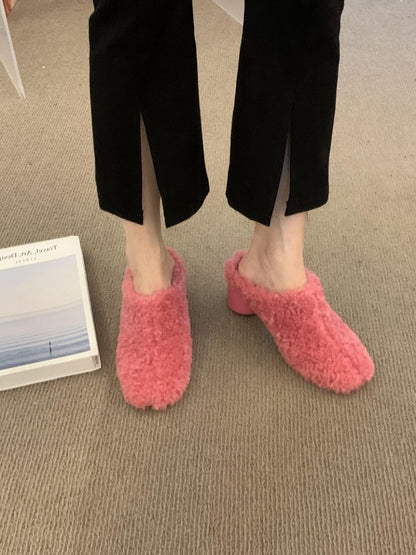 【Shoes】ハイヒールファースリッパ　Z8339