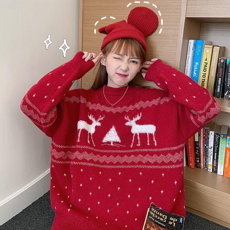 【Tops】クリスマスニットセーター　W14624