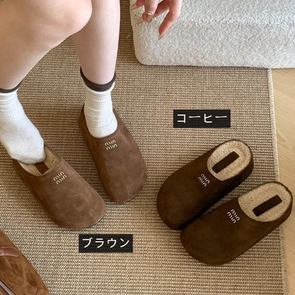 【Shoes】2色ラムウールスリット　Ｗ14686