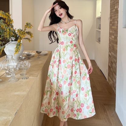 【Dress】花柄ワンピース T01611