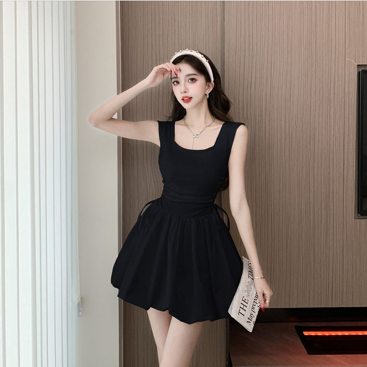 【Dress】スクエアネックドレス T01615