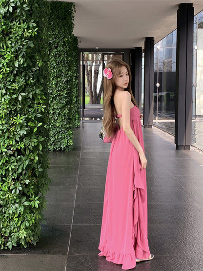 【Dress】リゾート風ロングスカート T01396