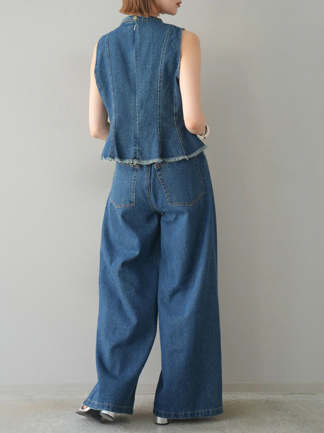 【Set】ファッションデニム2点セットT01695