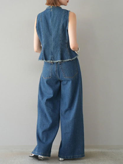 【Set】ファッションデニム2点セットT01695