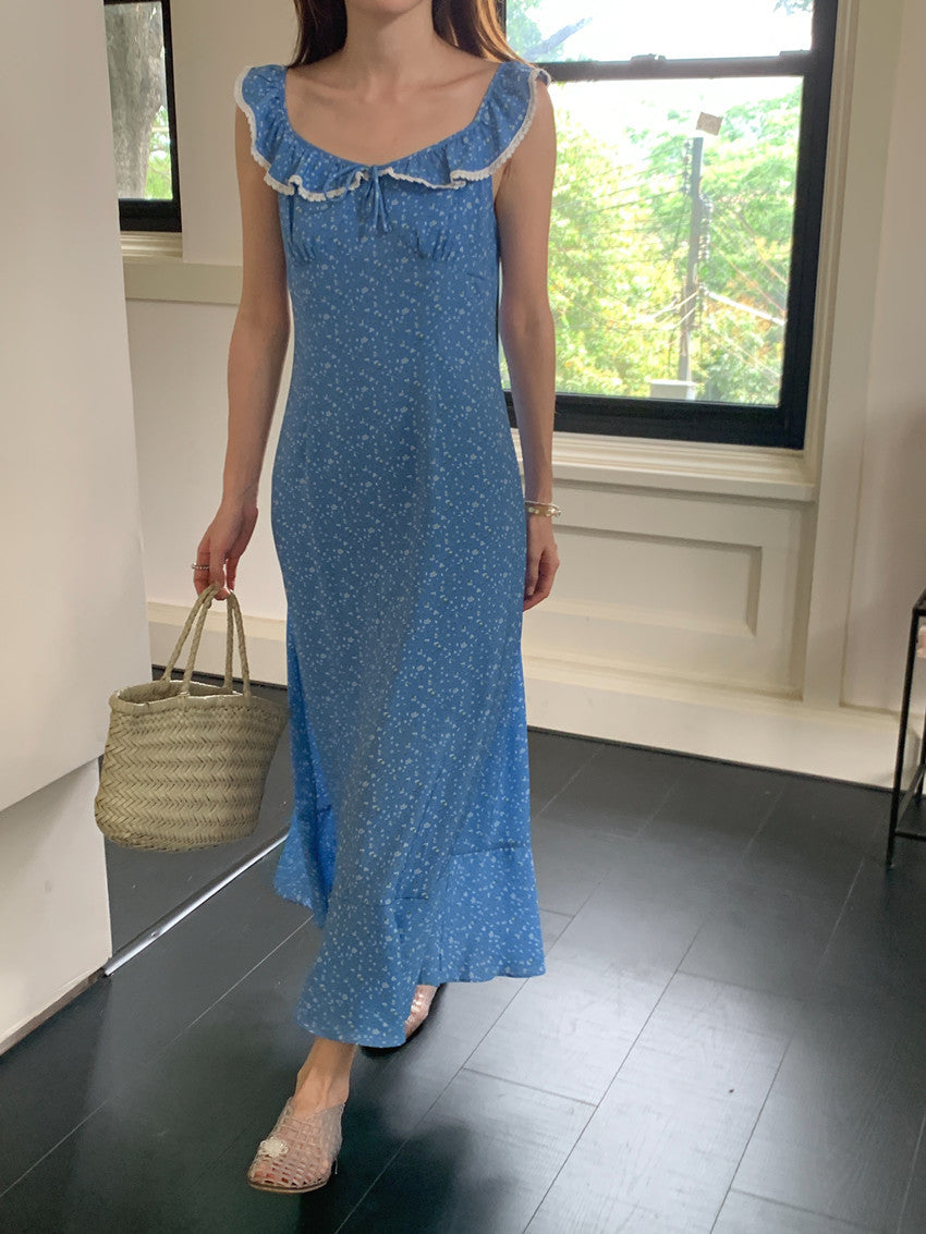 【Dress】小花柄シェイプアップワンピース T01812