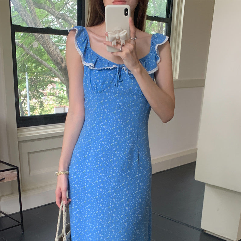 【Dress】小花柄シェイプアップワンピース T01812
