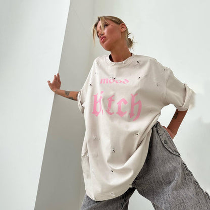 【Tops】プリントTシャツ T01345