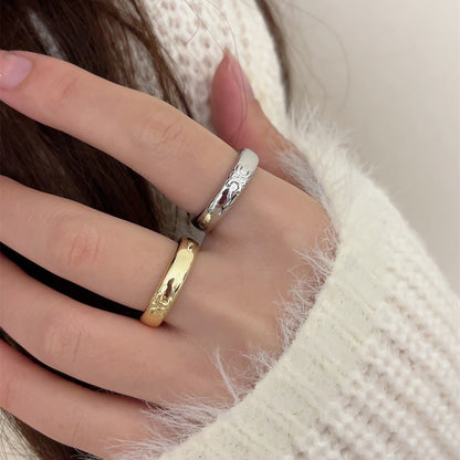 【雑貨】シンプル指輪2枚セット　Z8325