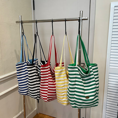 【雑貨】カラフル！裏表使える帆布トート T01832