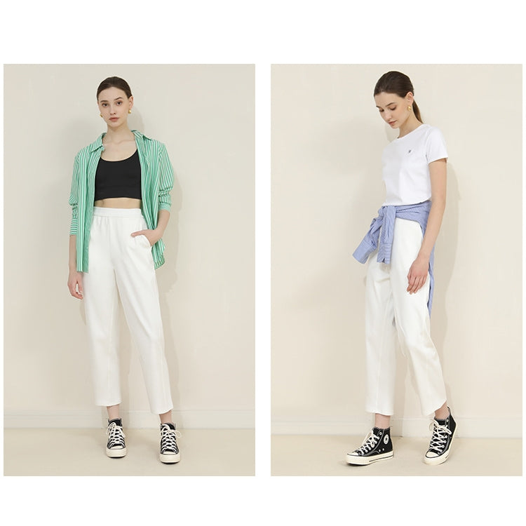 【Bottoms】クロップドハーレムパンツ T01661