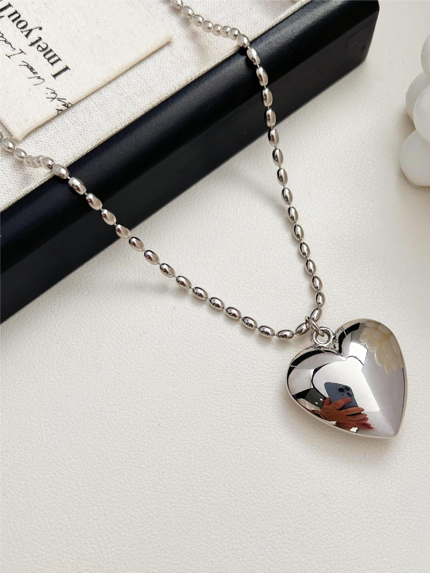 【雑貨】♡ハート柄ネックレス T01725