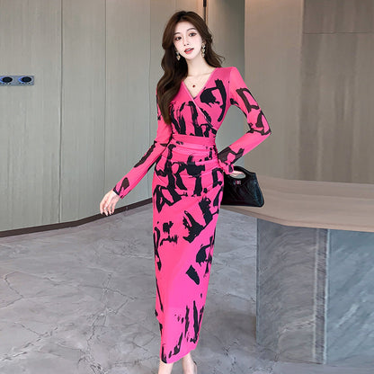 【Dress】花柄ワンピース　Z8193